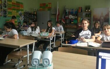 Zajęcia językowe w 5 A