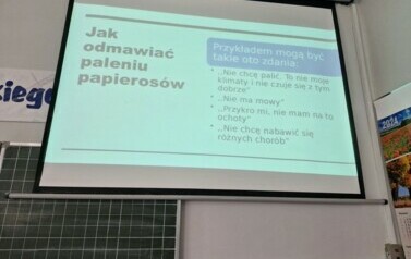 Slajd z prezentacji o asertywności