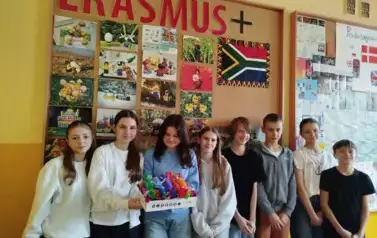 Klasa 6b prezentuje wykonane prace