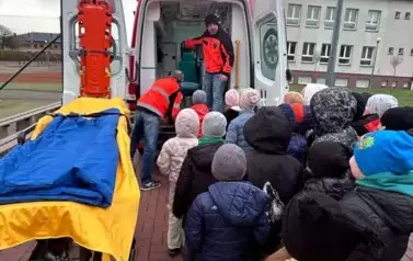 Prezentacja wyposażenia karetki