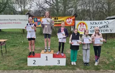 Anna Tetela na podium