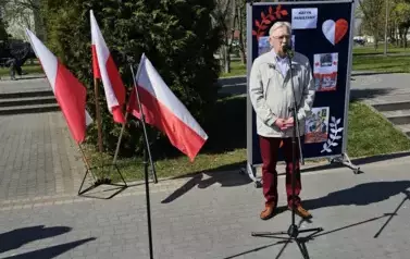 Przem&oacute;wienie J&oacute;zefa Małobęckiego, działacza NSZZ Solidarność