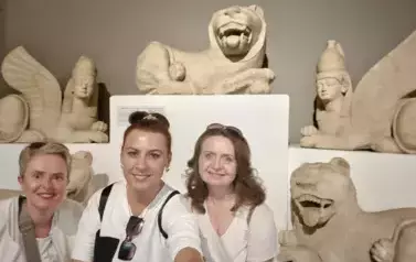 Uczestniczki kursu w Muzeum Cypryjskim w Nikozji
