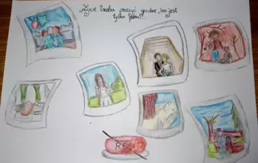 Konkurs o Kardynale Wyszyńskim - praca Leny Zielińskiej z klasy 5 c