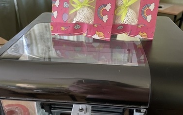 Pamiątkowe zajączki dla przedszkola wydrukowane na drukarce 3D