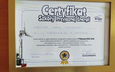 Certyfikat OZE Enea