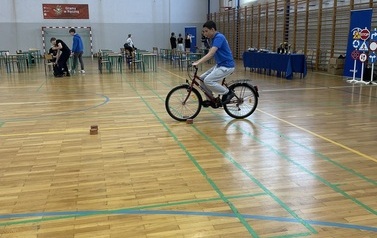 Rowerowy tor przeszk&oacute;d grupa druga