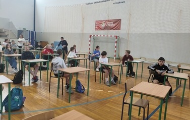 Początek konkursu - oczekiwanie na test grupa pierwsza