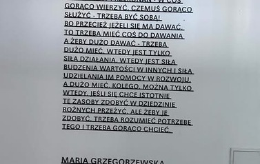 Słowa Marii Grzegorzewskiej w przestrzeni APS