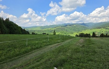 Widok z Polany Dubantowskiej