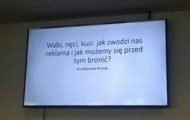 Szkolenie z reklamy prowadzone przez dr Judytę Perczak z UJK