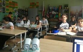 Zajęcia językowe w 5 A