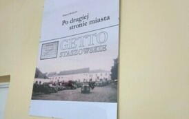 Strona tytułowa książki Dariusza Kubalskiego o staszowskim getcie
