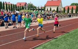 Lilia Szymczak podczas biegu na 600 m