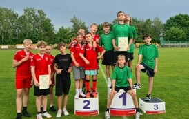 Chłopcy na podium