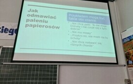 Slajd z prezentacji o asertywności