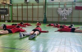 Podczas rozgrzewki