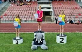 Maria Macias, Anna Maj na podium