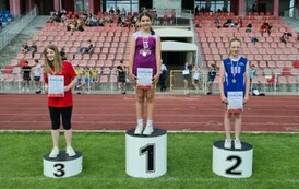 Oliwia Baczewska na podium