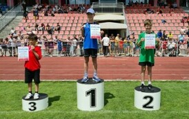 Jakub Bajorek na podium