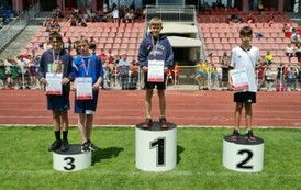 Wiktor Żal na podium