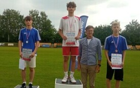 Bartosz Binkiewicz, Adam Krawiecki na podium