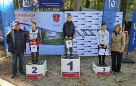Wojciech Maruszewski z klasy 2 C na podium