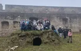 Uczniowie klasy 4 a oraz 5 a na wycieczce w Szydłowie