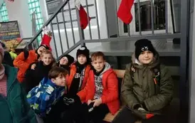 Uczniowie klas 3 b w Kopalni Soli Bochnia