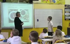 Uczeń odpowiada przy tablicy