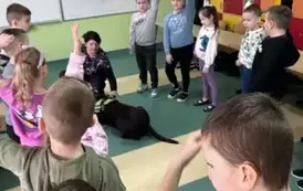 Zabawa ruchowa z udziałem Barego