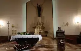Uroczysta msza święta w kościele św. Barbary