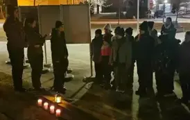 Harcerze składają przyrzeczenie w parku im. Adama Bienia