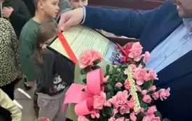 Wręczenie oficjalnych podziękowań