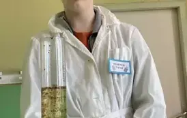 Doświadczenie chemiczne lampa - lawa
