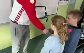 Podziękowania uczni&oacute;w