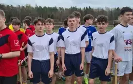 Chłopcy z rocznika 2010-2011 przed startem
