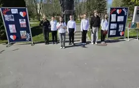 Montaż słowno-muzyczny przygotowany przez uczni&oacute;w PSP nr 2 w Staszowie