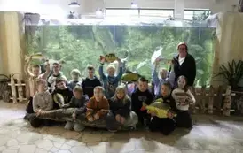 Wizyta dzieci w Nidarium