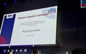 Informacja o laureacie konkursu języka angielskiego