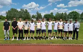 Nagrodzone sztafety w kategorii chłopc&oacute;w
