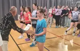 Milena Maj odbiera gratulacje