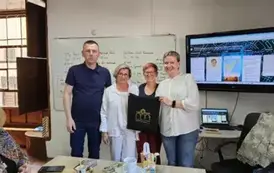 Uczestnicy szkolenia z prowadzącą szkolenie Mają Balcerzak