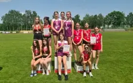 Mistrzynie Wojew&oacute;dztwa w sztafecie 4x100 m &ndash; kategoria dziewcząt