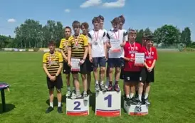 Mistrzowie Wojew&oacute;dztwa w sztafecie 4x100 m &ndash; kategoria chłopc&oacute;w