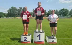 Julia Tutak na podium