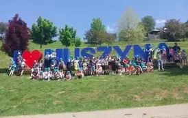 Zdjęcie grupowe w Muszynie klasa 1 a, 2 b, 3 a
