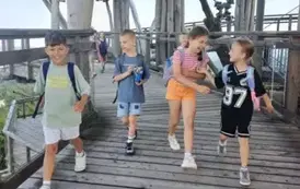 W drodze na wieżę widokową Słotwiny