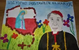 Konkurs o Kardynale Wyszyńskim - praca Natalii Kowalskiej z klasy 1 a