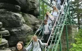 Zejście z punktu widokowego